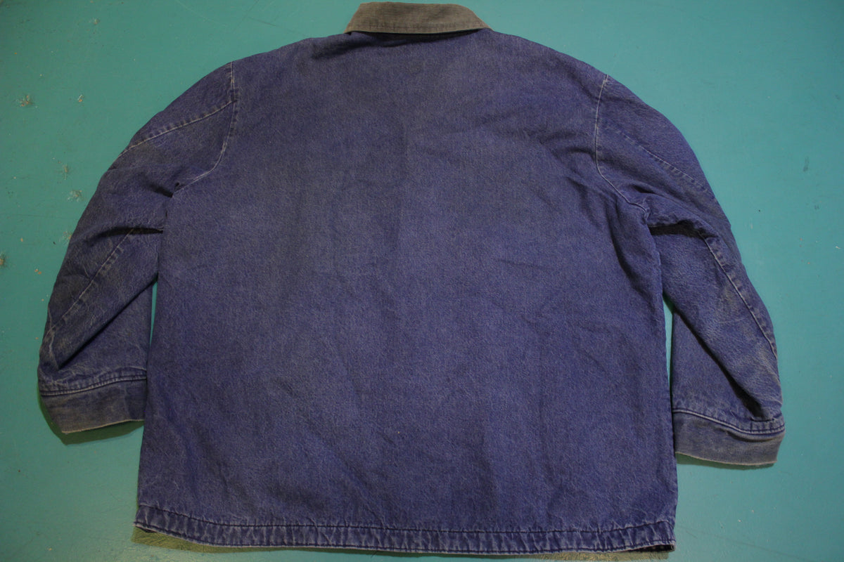 Big Ben RARE Two Pocket Vintage USA Made Corduroy Collar Work Chore Jean Jacket