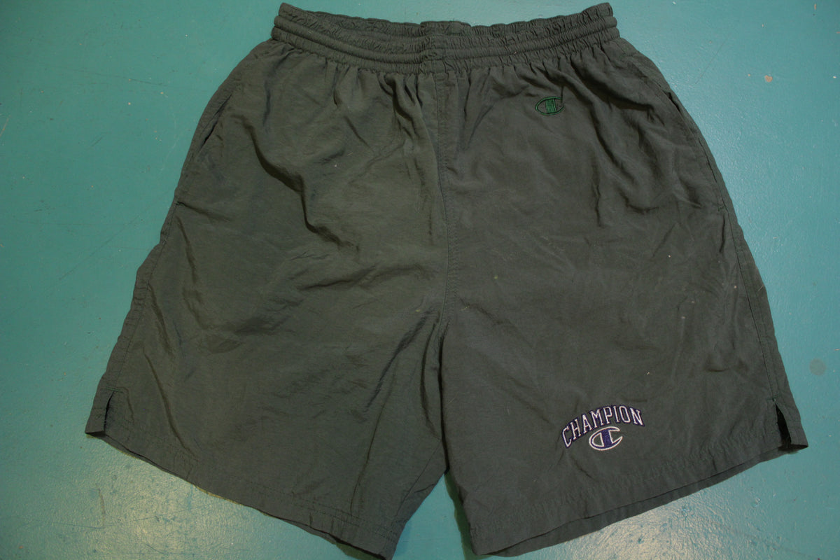Champion 90's Vintage Embroidered Logo Swimming Shorts / Trunks