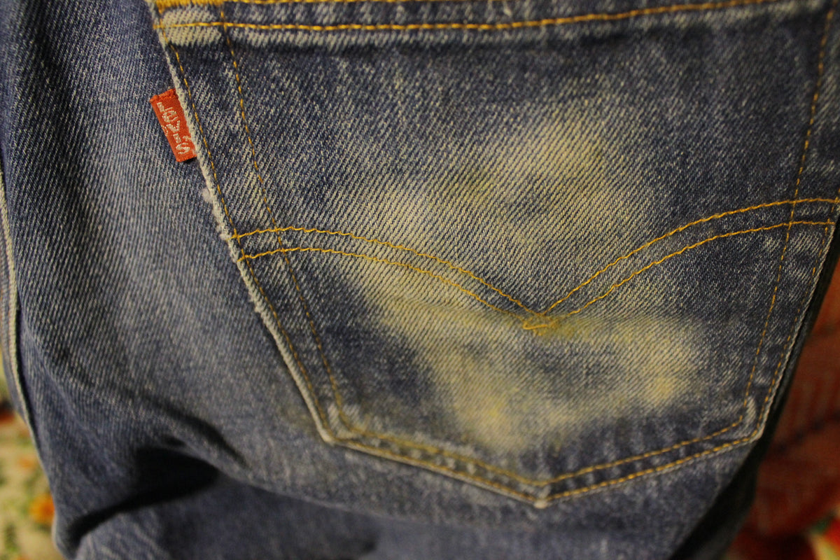 90s Levis 501 Button Fly Jeans. Vintage, Made in USA 501xx Waist 34