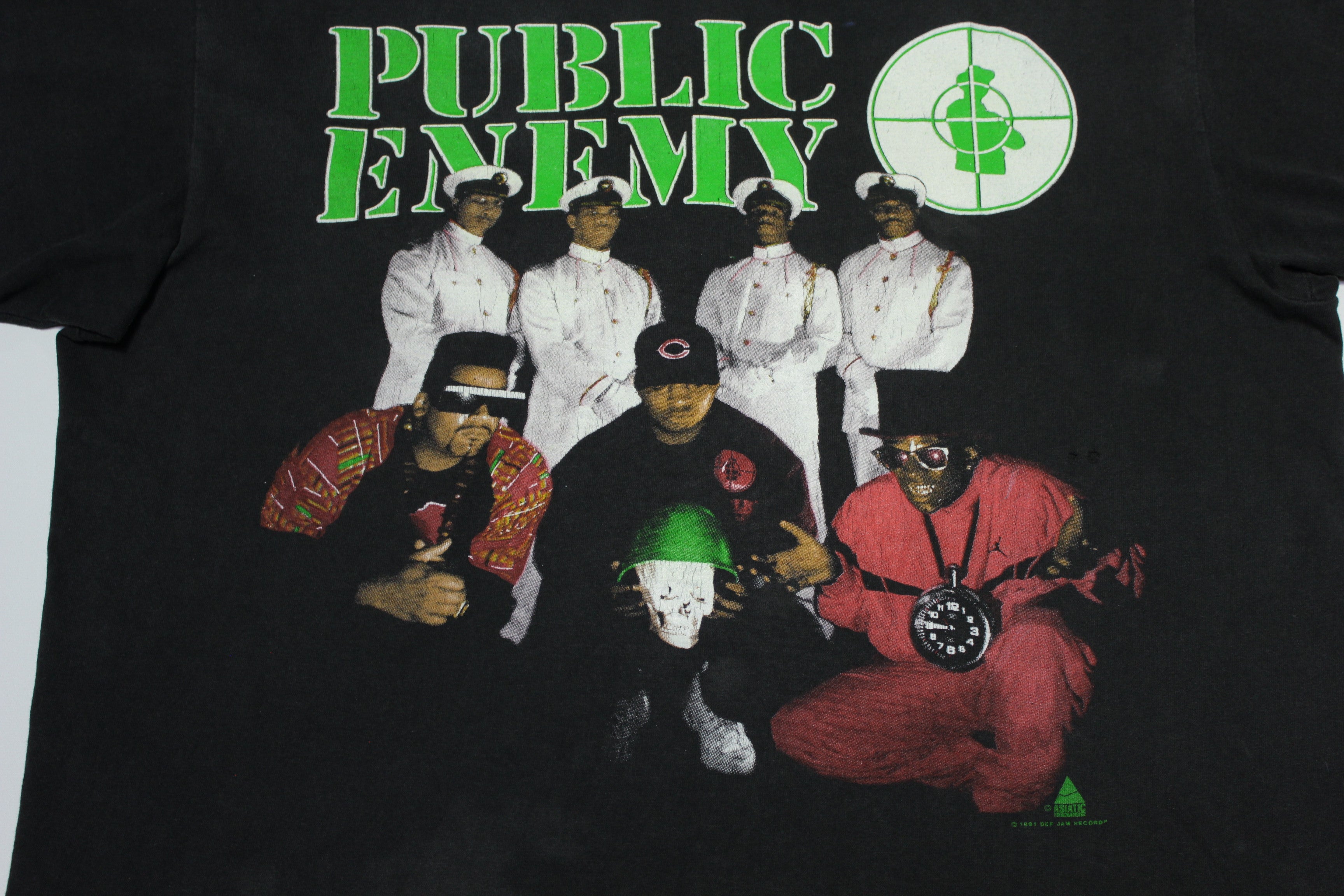 Public Enemy 1991 Apocalypse Def Jam Asiatic Vintage 90's Enemy 