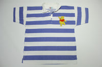 Winnie The Pooh Vintage 90's Striped Disney Original Tag Polo Shirt