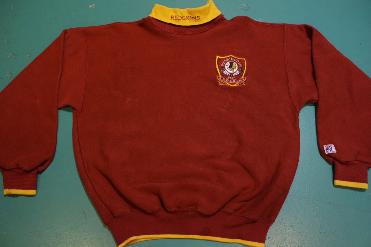 Washington Redskins Turtle Neck Vintage 80's USA Sweatshirt