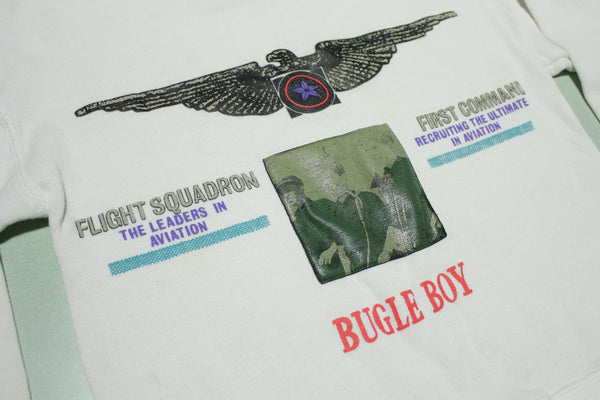 Bugle Boy Flight Squadron First Command Vintage 90's Sweatshirt