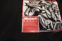 Microsoft Press 1987 I Survived The Fall List Stephen Alcorn Art Print Hoodie Sweatshirt