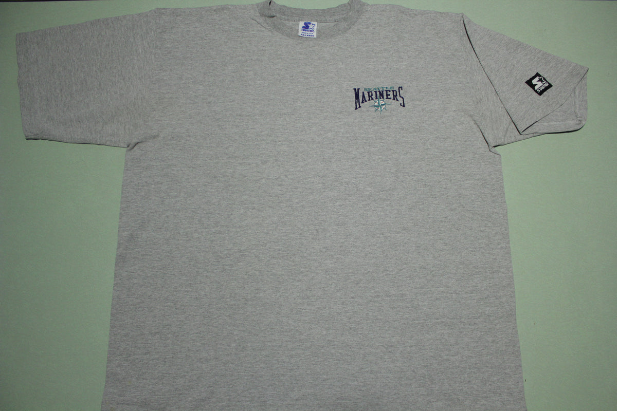Seattle Mariners Vintage 90's Embroidered Starter Made in USA T-Shirt