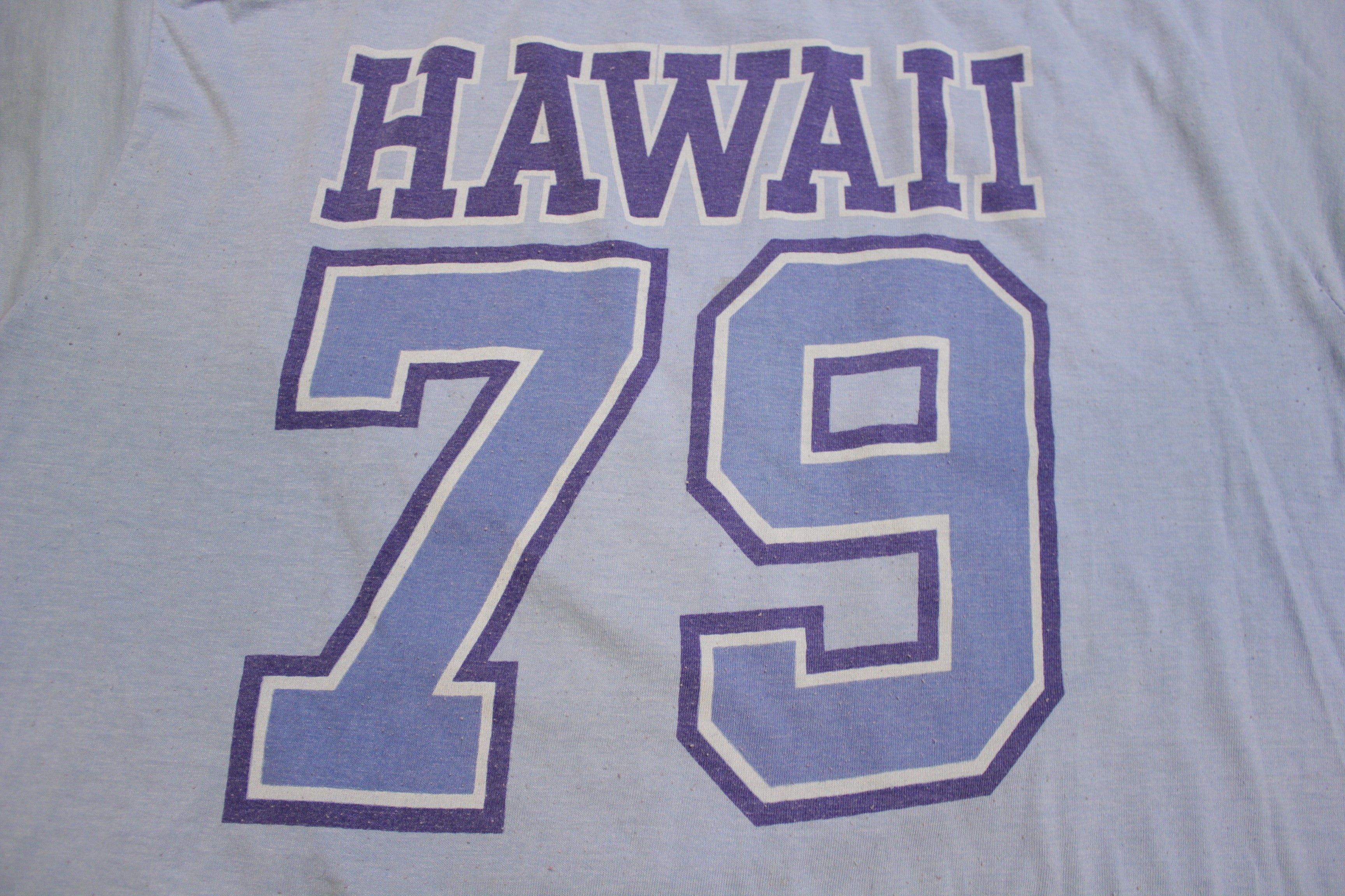 Hawaii 79 70's Vintage Crazy Shirts College Color Block Single