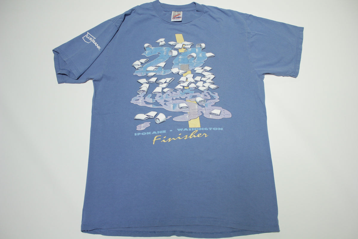 Bloomsday 1996 Vintage 90's Spokane Washington Finisher T-Shirt