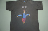 Pearl Jam 1994 String Puppet Marionette Vintage 90's Freak Swallow Toaster T-Shirt