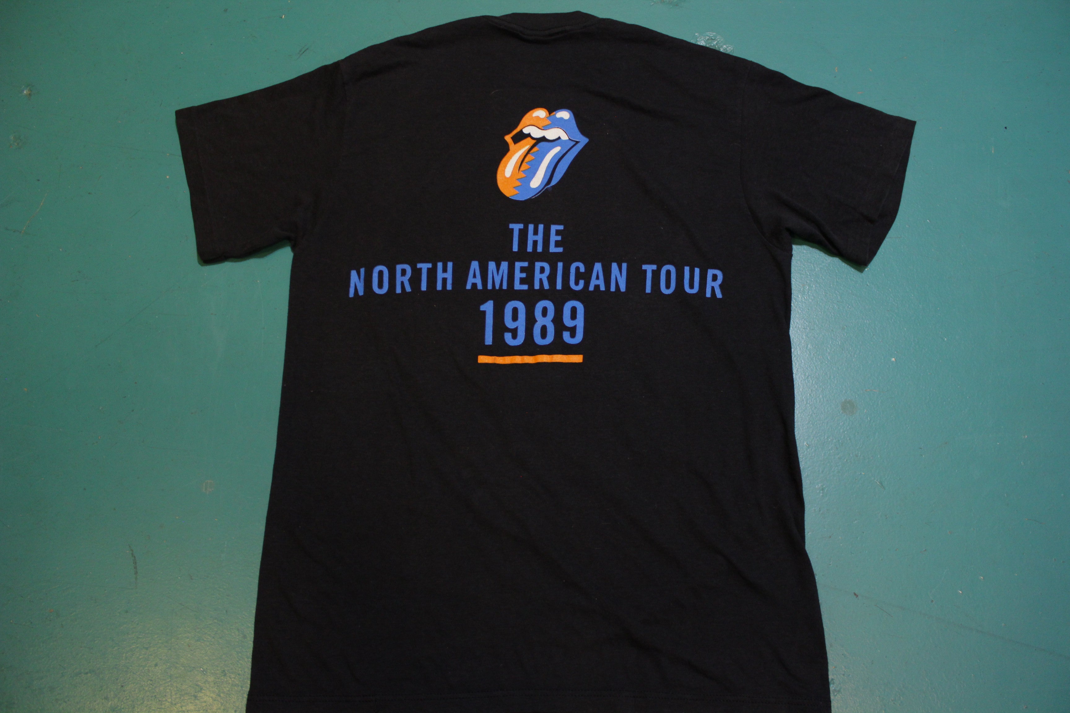 Rolling Stones Vintage 1989 North American Tour Single Stitch 80's