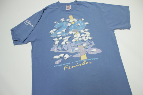Bloomsday 1996 Vintage 90's Spokane Washington Finisher T-Shirt