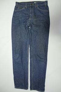 Levis 505 Dark Wash Orange Tab Vintage 80's Denim Blue Jeans