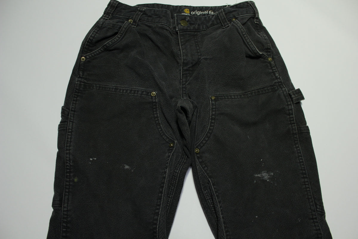 Carhartt 102730 001 Regular Fit Denim Utility Double Knee Carpenters Womens Jeans
