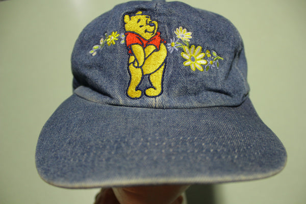 Winnie The Pooh Vintage 90's Denim Stretch OSFA Baseball Cap Hat