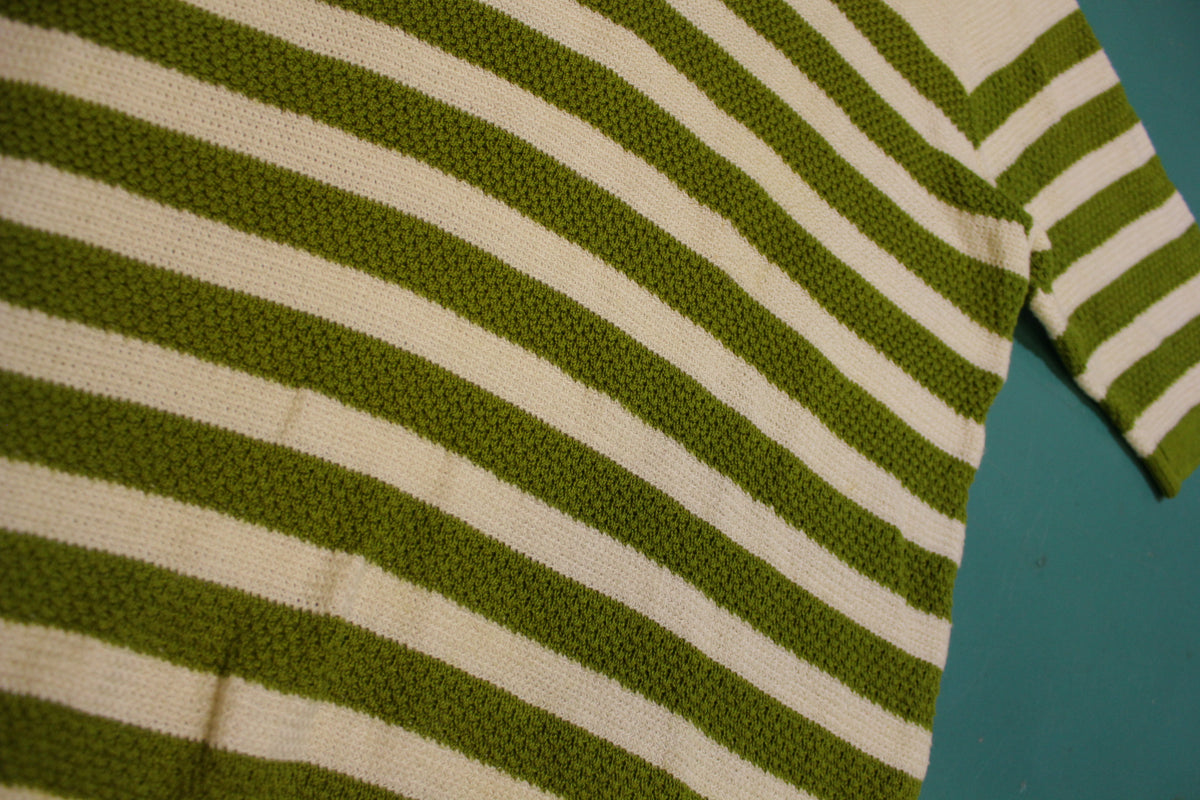 The Knits Fruit Of The Loom 50's 60's Tennis Golf Single Stitch Polo Shirt