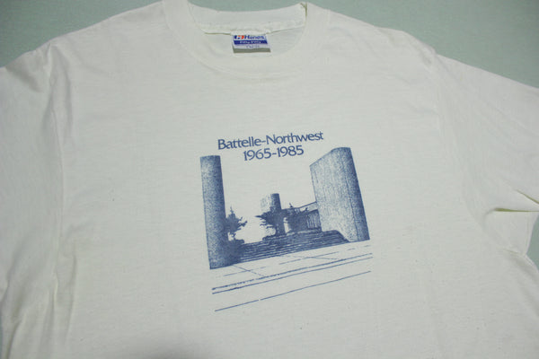 Battelle Northwest PNNL 1965-1985 Vintage Hanes 50/50 USA T-Shirt