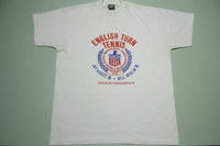 English Turn Tennis Jay Hurst Bill Heslin Vintage Screen Stars 80's 90's T-Shirt
