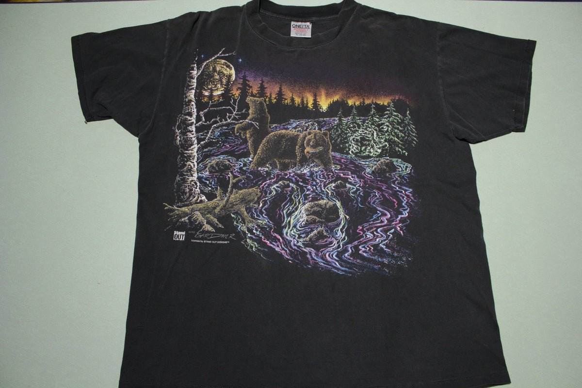 Stand Out Grizzly Bear Wilderness Vintage 90's T-Shirt