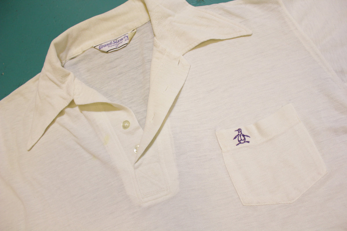 Munsingwear Penguin Pocket 70's Tennis Golf Single Stitch Polo Shirt