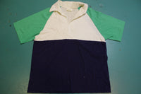 Kings Road Sears The Mens Store Colorblock 70's Tennis Golf Single Stitch Polo Shirt