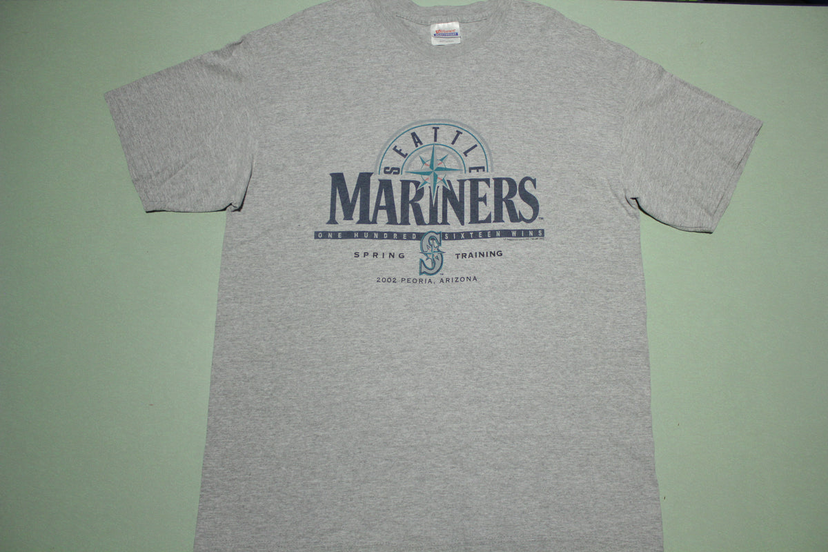 Vintage 2000s Seattle Mariners MLB Baseball White Short Sleeve T