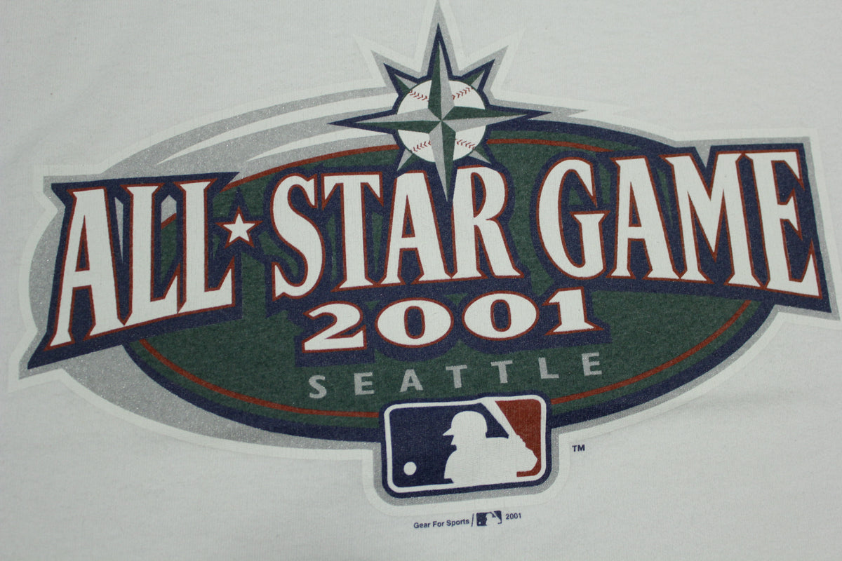 All Star Game 2001 Seattle Vintage Official Promo T-Shirt