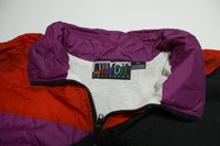 Voit Equipment Vintage 80's Color Block Vibrant Windbreaker Jacket
