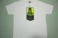 Oregon Ducks 2002 100 Seasons Vintage Nike Basketball Center Swoosh T-Shirt