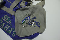Seattle Seahawks Vintage 80's Duffle Gym Travel Bag
