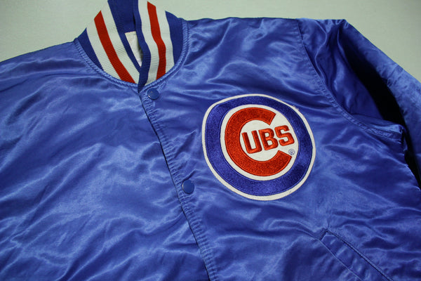Chicago Cubs Diamond Collection Vintage 80s Made in USA Satin Starter Jacket