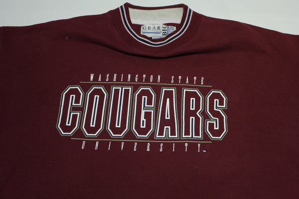WSU Washington State Cougars Vintage 90's Gear for Sports University Sweatshirt