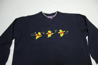Winnie The Pooh Disney Jerry Leigh 100 Acre Collection Vintage 90's Sweatshirt