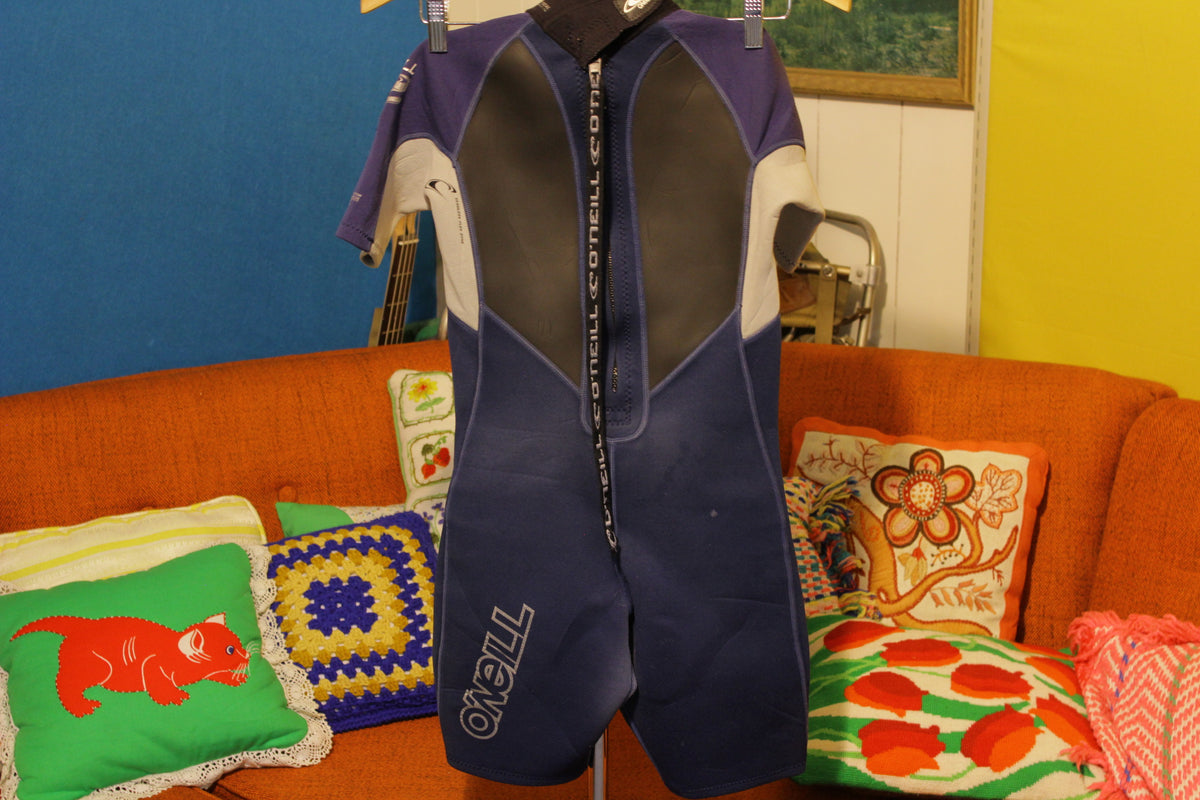 O'Neill Youth Spring Suit Size 14 Kids Wetsuit 2mm Used But Good Reactor Shorty.