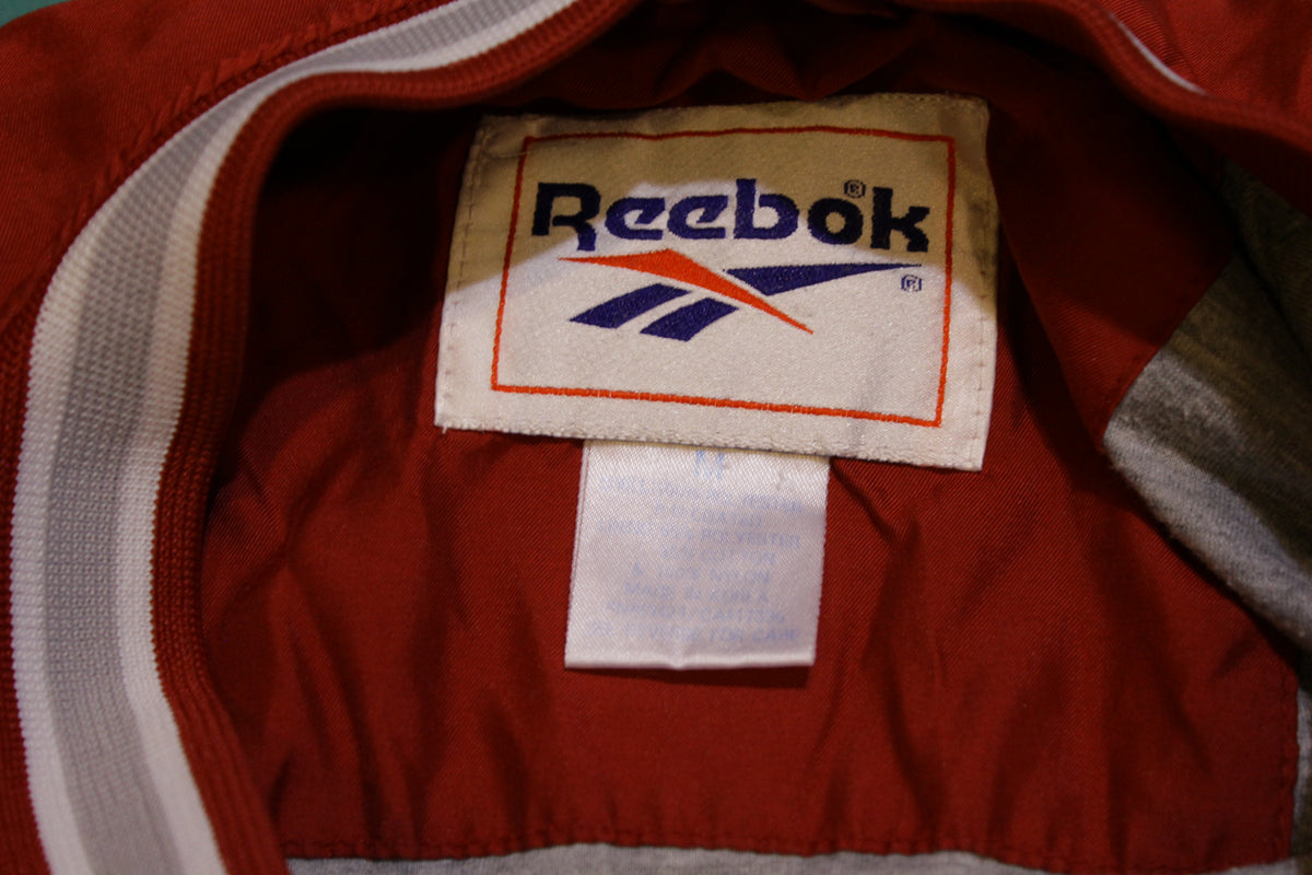 Washington State Cougars WSU Reebok Vintage 90s Pullover Windbreaker Jacket