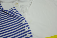Jantzen USA Striped Color Block 80's Women's Cut T-Shirt