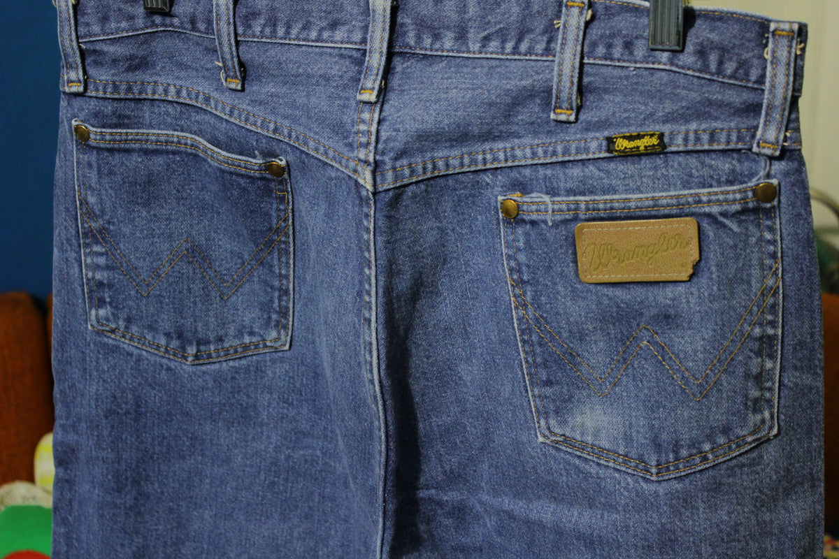 80s Wrangler Jeans Denim Made in USA 13MWZ Cowboy Cut