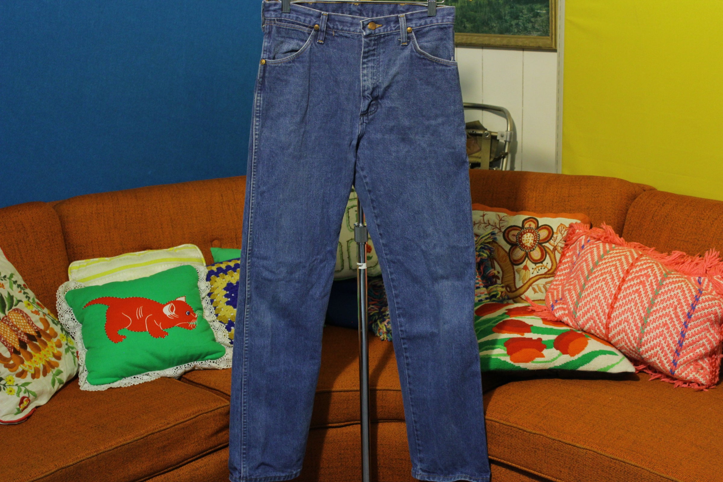 Wrangler Jeans Denim Made USA Cowboy – thefuzzyfelt
