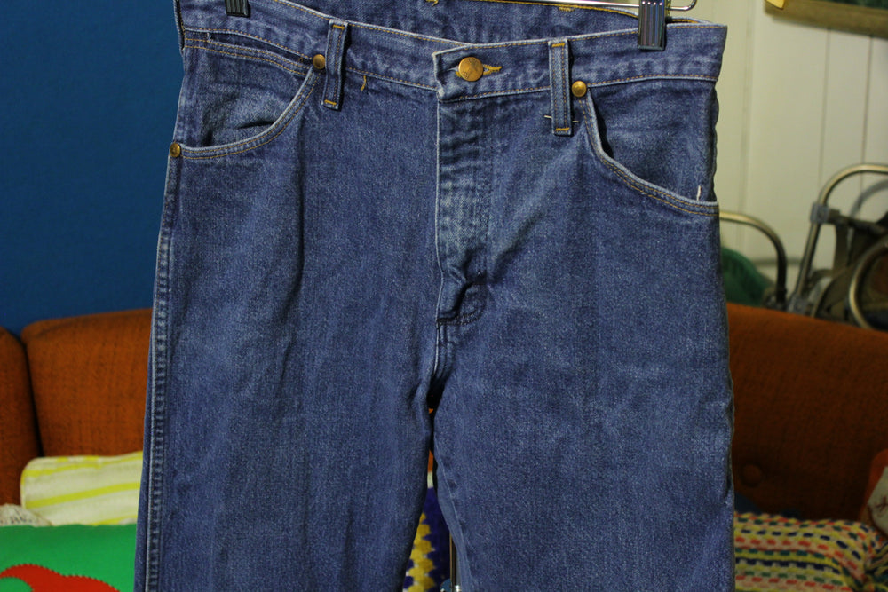 80s Wrangler Jeans Denim Made in USA 13MWZ Cowboy Cut – The