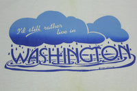 Westport WA Vintage 80's Raglan Rainy Washington T-Shirt