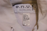 ENUF Authentic Clothing 90's Color Block Vintage Pullover Crewneck Sweatshirt USA
