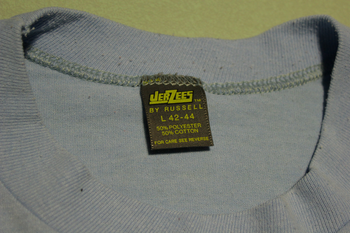 Maryland Rainbow Unicorn Vintage JerZees 80's Single Stitch T-Shirt