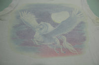 Pegasus Winged Horse Moonlight Vintage 80's Muscle T-Shirt