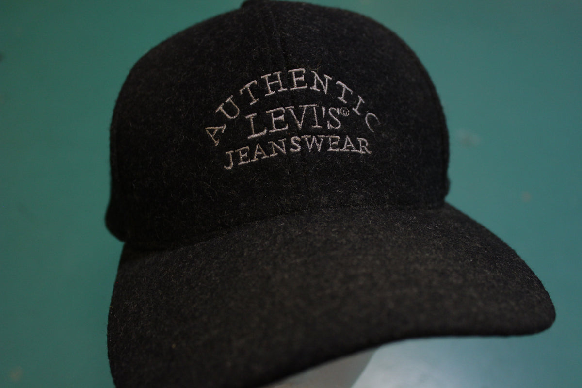 Levis Authentic Jeanswear 90s Vintage Snapback Trucker Cap Hat