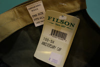 Filson Deadstock NWT 1997 100 Year Tin Cloth Waxed Vintage Snapback Trucker Cap Hat
