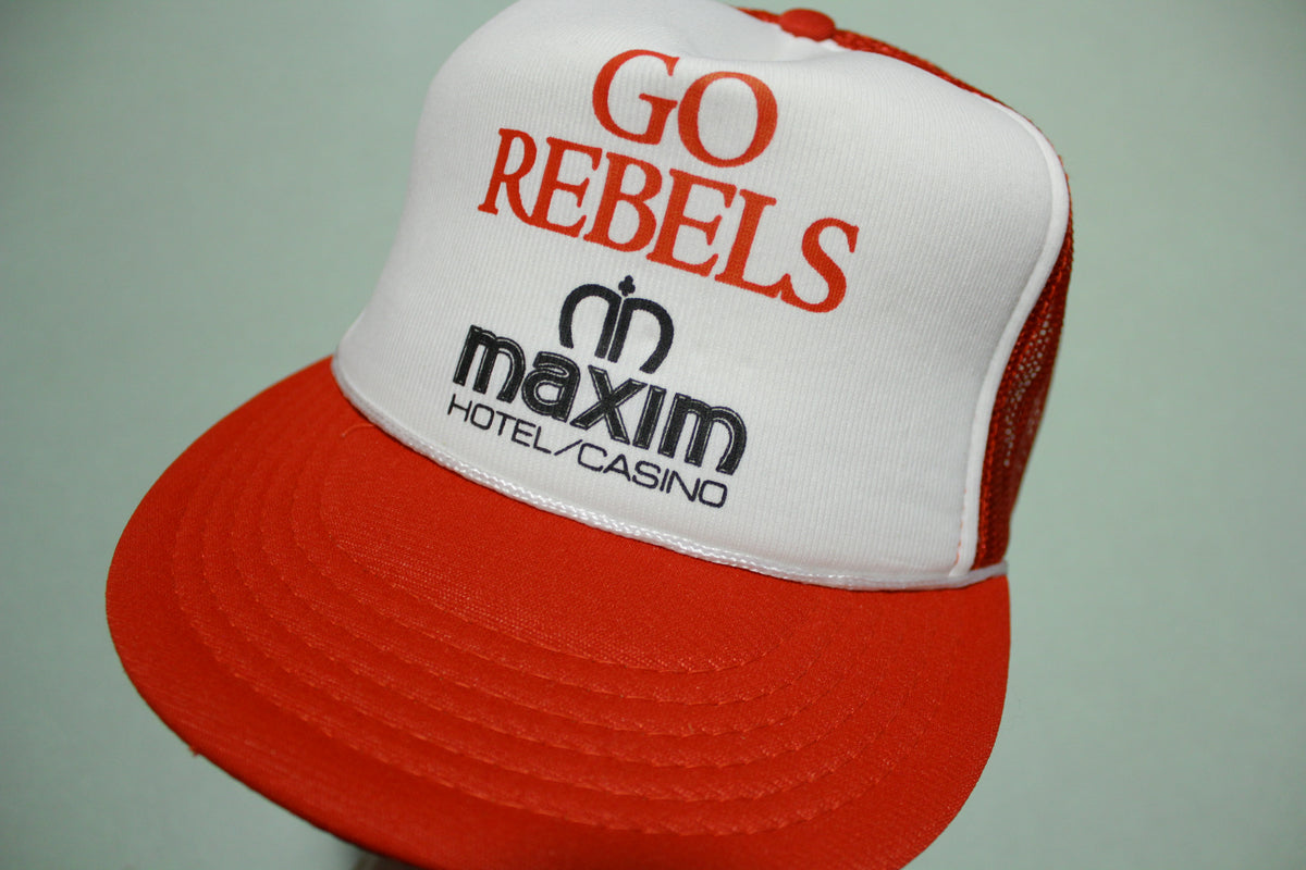 Go Rebels Las Vegas Maxim Casino Vintage 80's Adjustable Back Snapback Hat