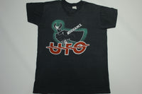 UFO Mechanix 1982 Vintage 80's American Tour Single Stitch Concert T-Shirt