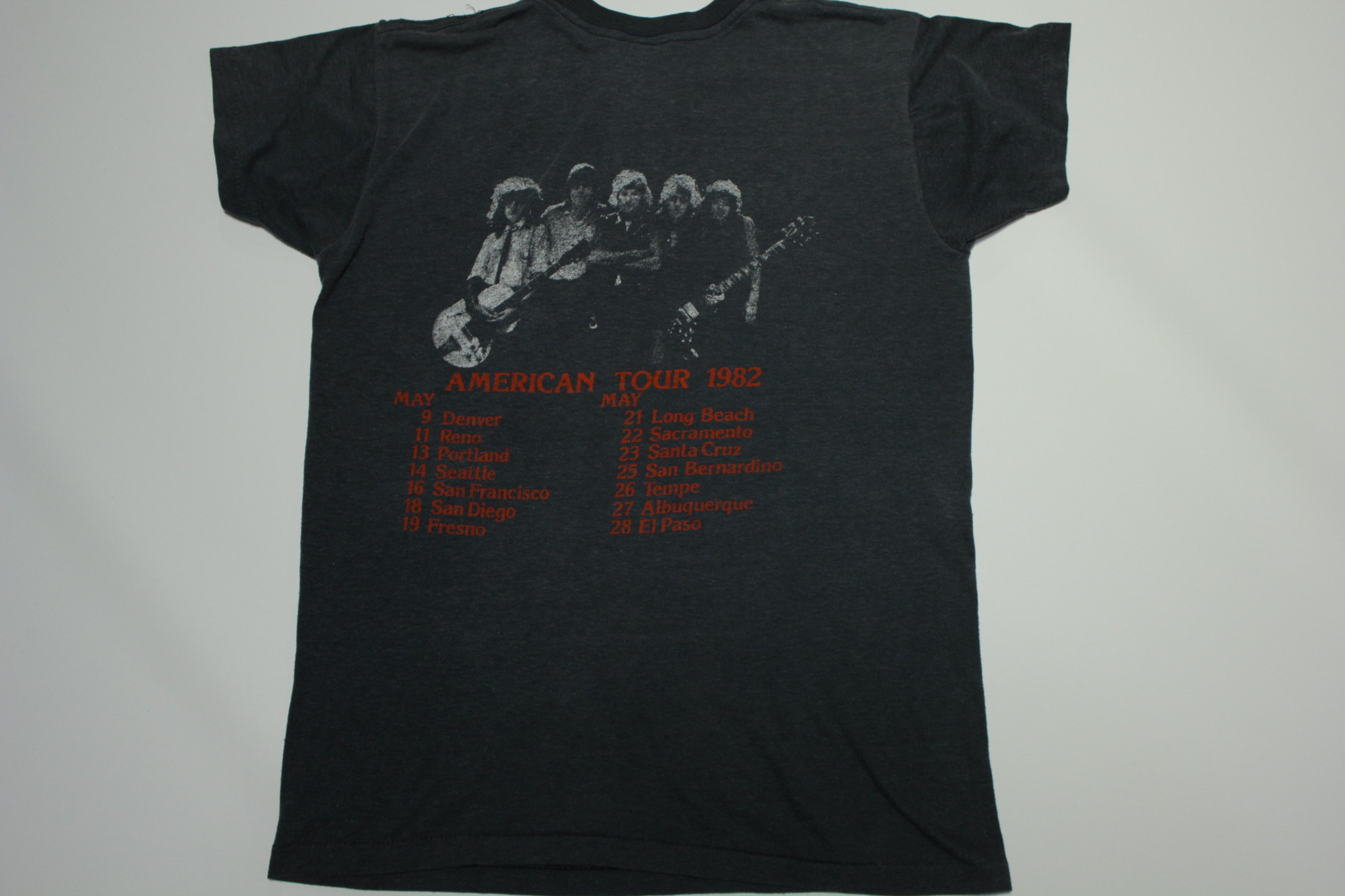 UFO Mechanix 1982 Vintage 80's American Tour Single Stitch Concert