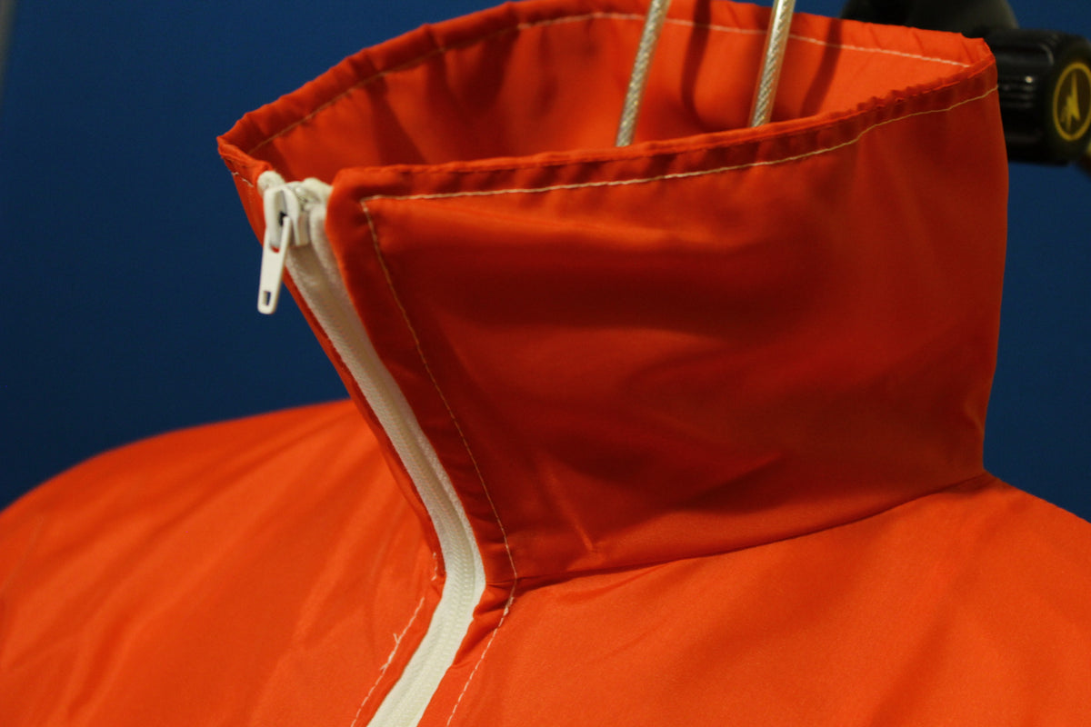 New Northernaire Sports Wear Red Vintage 1970's Windbreaker Jacket.