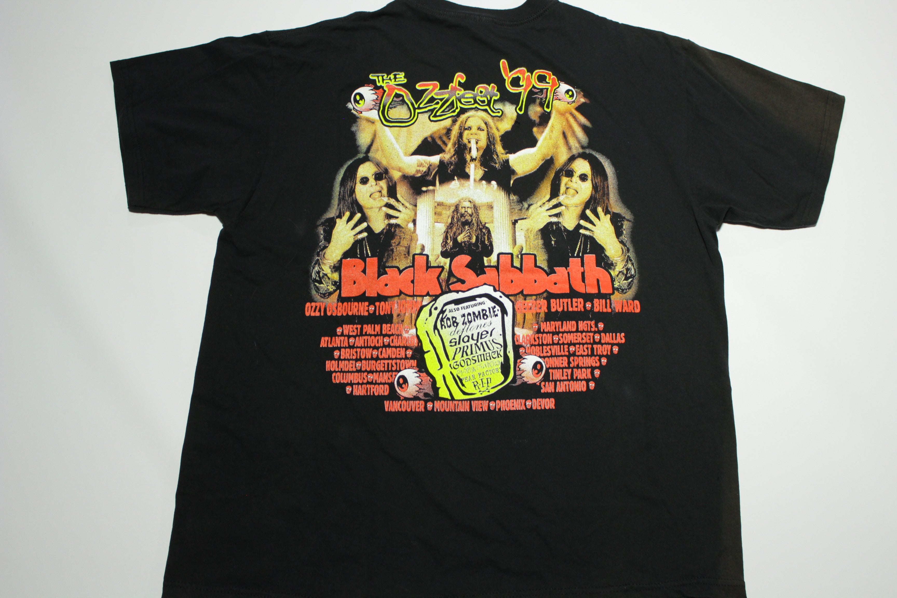 Black Sabbath Ozzfest 1999 Ozzy Osbourne Vintage 90's Primus 