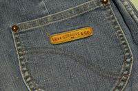 Levis Vintage 80's Strauss & Co. Leather Patch Faded Denim Jeans
