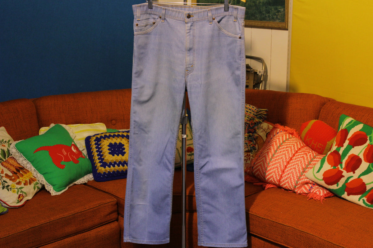 Levis Action Denim Vintage 1970's Jeans Made in USA  36.5" x 27.5"